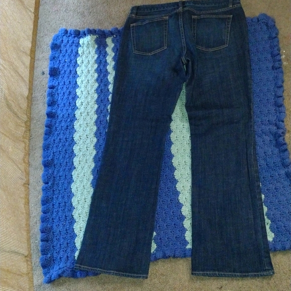 J. Crew Men's Stretch Bootcut Blue Jeans Size 32R Like New Condition - Picture 6 of 7